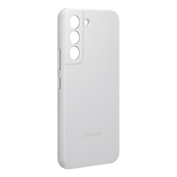 Samsung Galaxy S22 Plus Læder Taske Originalt Samsung Series Læder Cover - grå