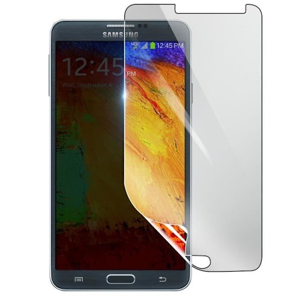 Skærmbeskytter - 3MK - Samsung Galaxy Note 3 - Stødsikker Hydrogel - Gennemsigtig - Ridsefast Transparent