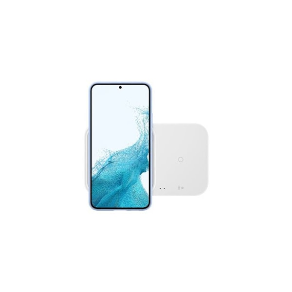 Laddare för Samsung Pad Induction Flat DUO Watch mobiltelefon, 15W Snabbladdning (nätladdare ingår ej) Vit Vit