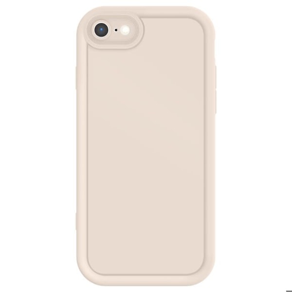 Cover til iPhone SE 2022 / 2020, 8 / 7 Silikone Forhøjede Kanter Beige Beige