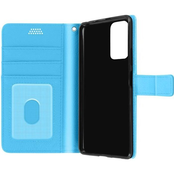 Skal - AVIZAR - Xiaomi Redmi Note 10 Pro - Stativfunktion - Korthållare - Blå Blå