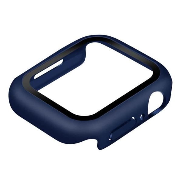 Enkay hårt skyddsfodral för Apple Watch Series 7 (45 mm) - Blå soft-touch finish Blå