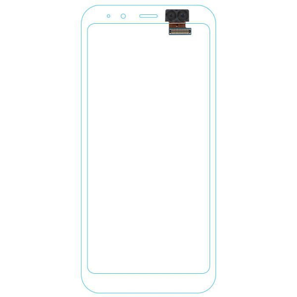Foran kamera - Samsung - Galaxy A8 (2018) - Sort - Udskiftning - Kompatibel med CE og RoHS Svart