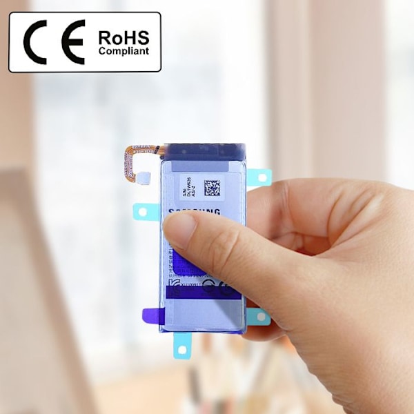 Internt huvudbatteri för Galaxy Z Flip 5 971mAh Original EB-BF731ABY Svart