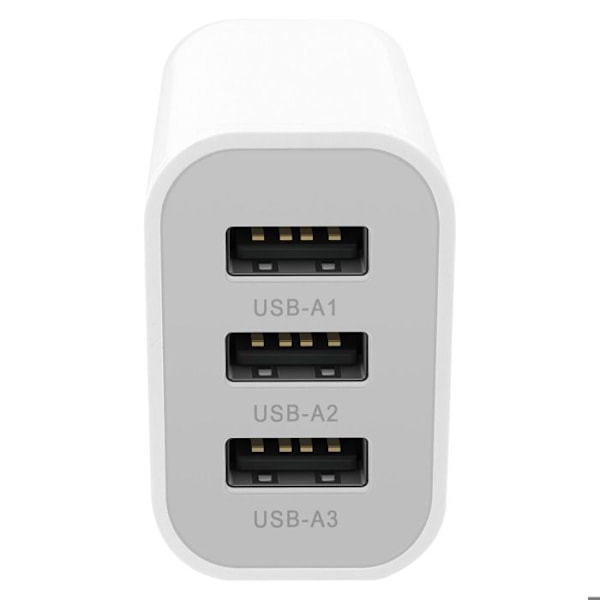 Laddare Sektor Triple USB Effekt 15.5W Kompakt Format LinQ Vit Vit