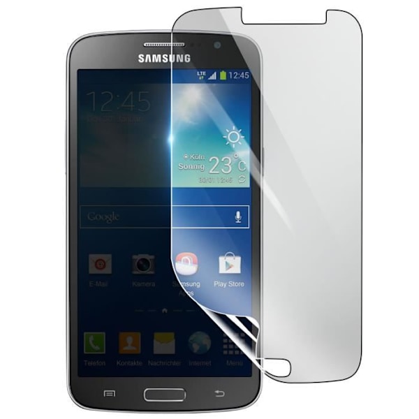 Näytönsuoja - 3MK - Samsung Galaxy Grand 2 - Iskunkestävä Hydrogeeli - Läpinäkyvä - Naarmuuntumaton Transparent
