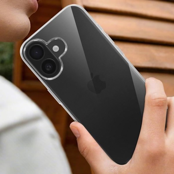 Kuori - MAYAXESS - iPhone 16 - Pehmeä Silikoni - Läpinäkyvä - Naarmuuntumisen Suoja Transparent