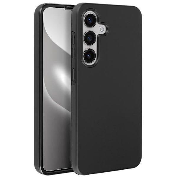 Helt fodral för Samsung S24 Plus Hard och Front Soft Touch Black Svart