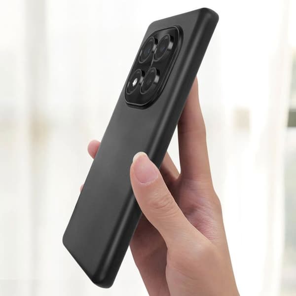 Coque - Xiaomi - Redmi Note 14 Pro Plus - Blød Silikone - Ridsebeskyttelse - Mat Finish Svart