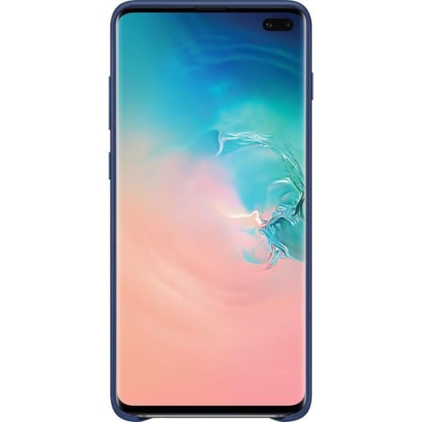 Samsungin nahkakotelo S10 + laivasto sininen Blå