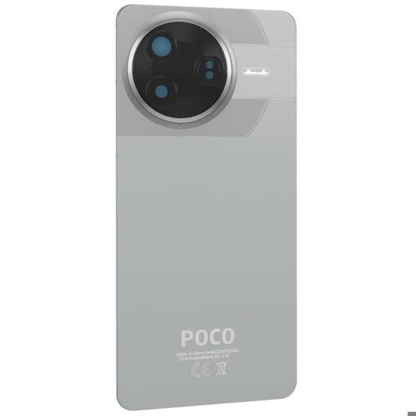 Batteri Cache - XIAOMI - Poco F7 Pro - Sølv - Officiel Service Pack - Forenklet Installation Grå
