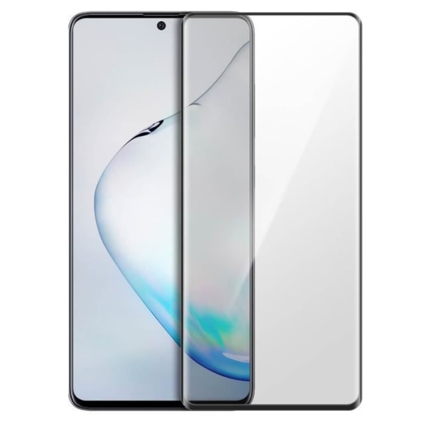 Skärmfilm - AVIZAR - Galaxy Note 10 Lite - Härdat glas 9H - Ultrafint - Rep resistant Svart