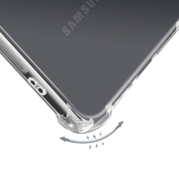 Fodral till Samsung Galaxy A55 5G Silikonhörn Bumper Stötsäker Transparent Transparent