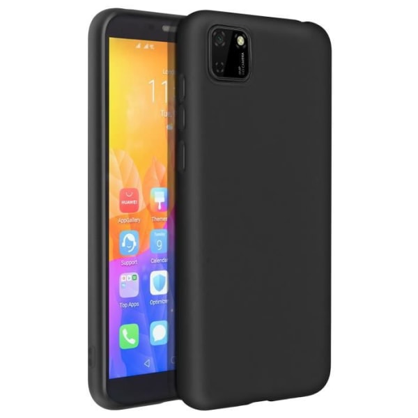 Coque - Huawei - Y5p - Silikone Gel - Ultra-tynd - Stød- og Ridsebeskyttelse sort