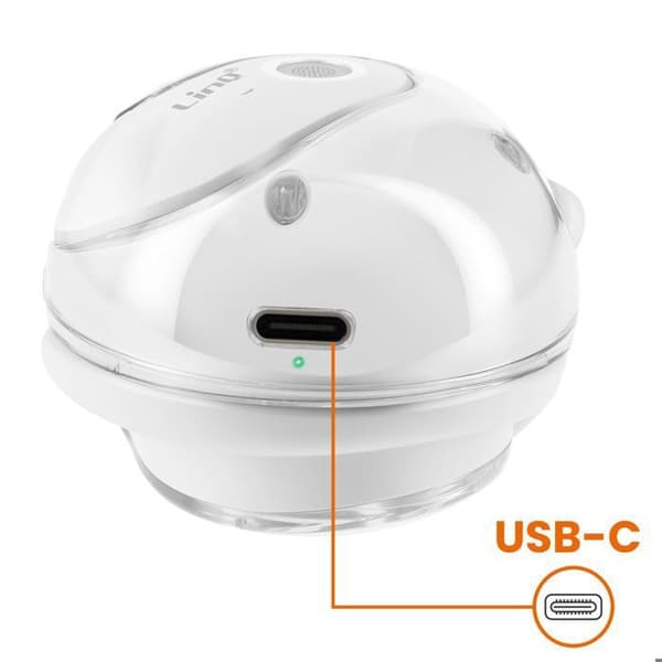 Bluetooth-hörlurar Clip Design Öppen Mikro Samtals Touch Tactil LinQ Vit Vit