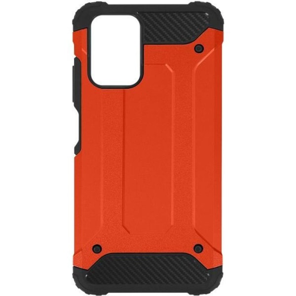 Xiaomi Redmi Note 10s ja Note 10 Case Relief Anti-fall Defender II punainen oranssi Punainen