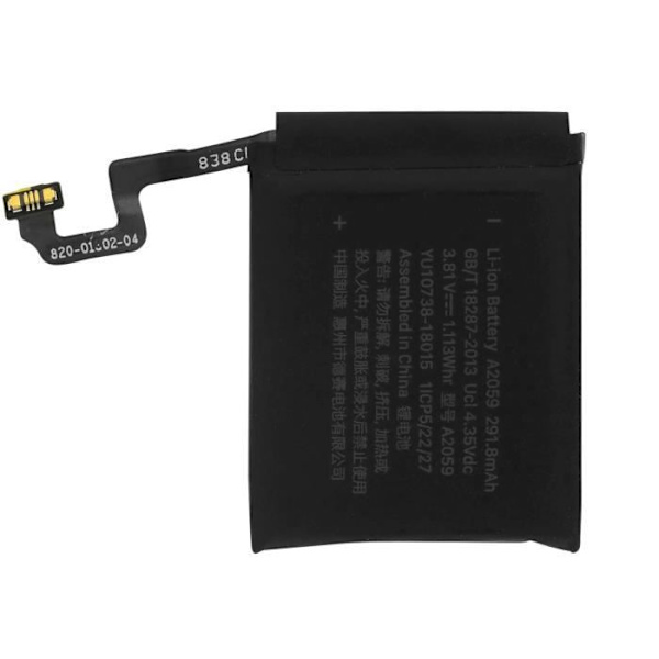 Internt batteri för Apple Watch Series 4 44mm - Kapacitet 291mAh - Kompatibel