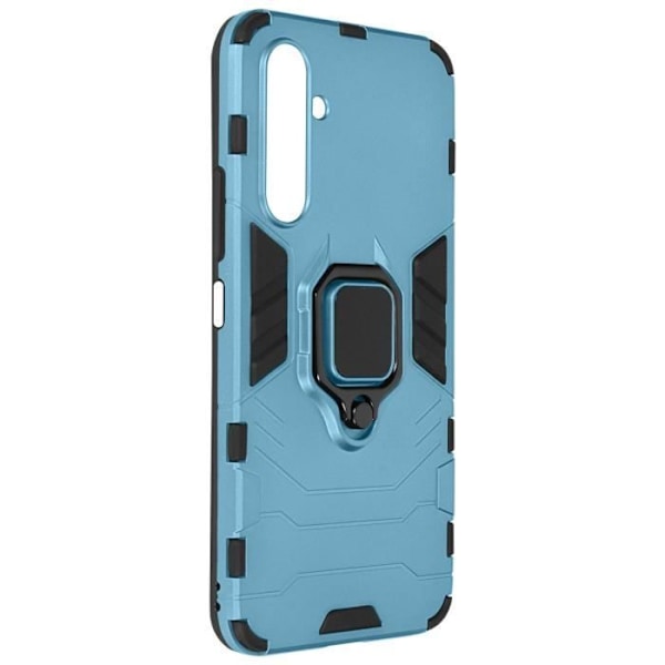 Fodral - AVIZAR - Samsung Galaxy A14 5G - Hybrid - Stötsäker - Metallring blå