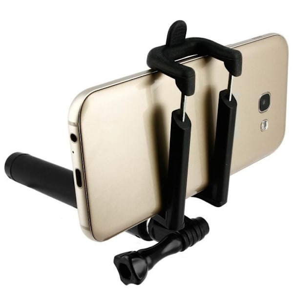 Utdragbar teleskopisk Selfie Stick 18 till 80 cm + Akashi Bluetooth-utlösare