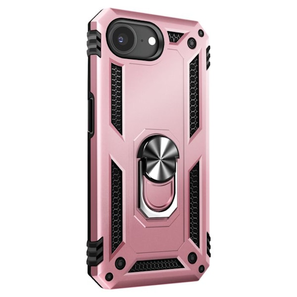 IPhone 16e Hybrid Case Magnetic Ring Support Rose Rosa