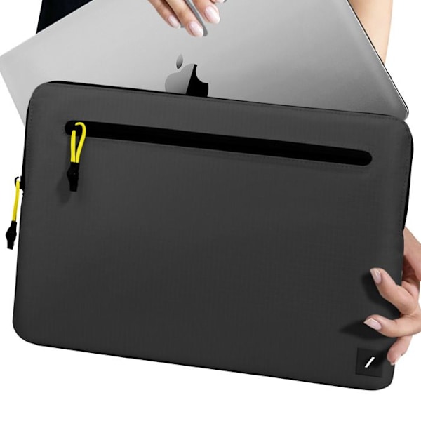 Hætte med lynlås til MacBook Pro 13'' / Air 13'' Vandtæt Genbrugt NATIVE UNION Sort Svart