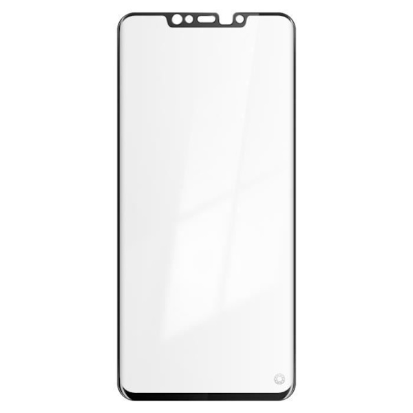 Skärmskyddsfilm - FORCE GLASS - Huawei Mate 20 Pro - 9H+ härdat glas - 3D-skydd - Livstidsgaranti Svart
