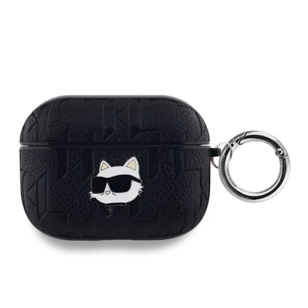 Coque til AirPods Pro Choupette Præget Karl Lagerfeld Sort Svart