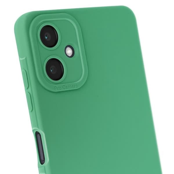 Coque för Samsung Galaxy A06 Silikon Matt Kamerablok Skyddad Grön Grön