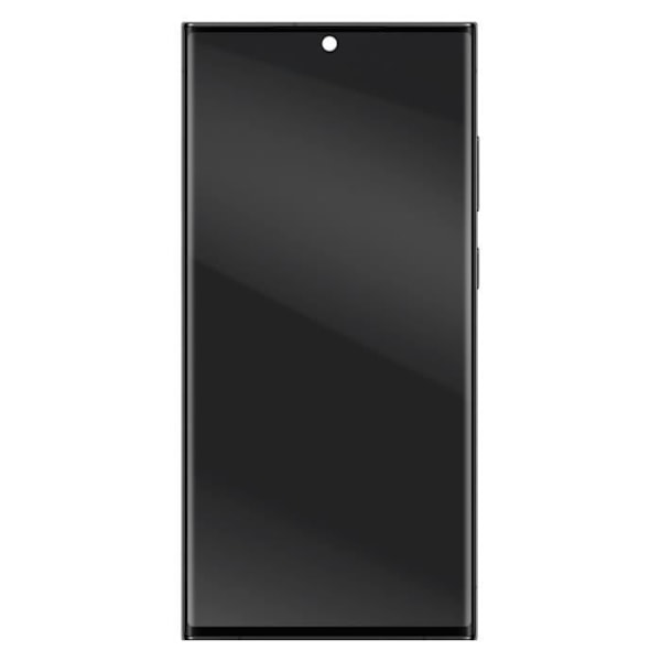 Soft OLED-skärm för Samsung S23 Ultra - AVIZAR - Taktisk Glas - Svart Chassi Svart