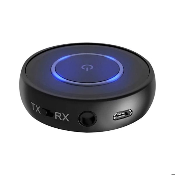 Bluetooth 5.0 audio adapter til 3.5mm jack Transmitter / Receiver Akashi Svart