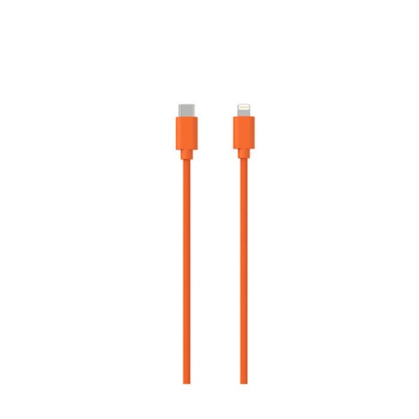 Lightning-kabel till USB-C PD 3A Laddning och Synchronisering Collection POP 1,5m Jaym Orange Orange