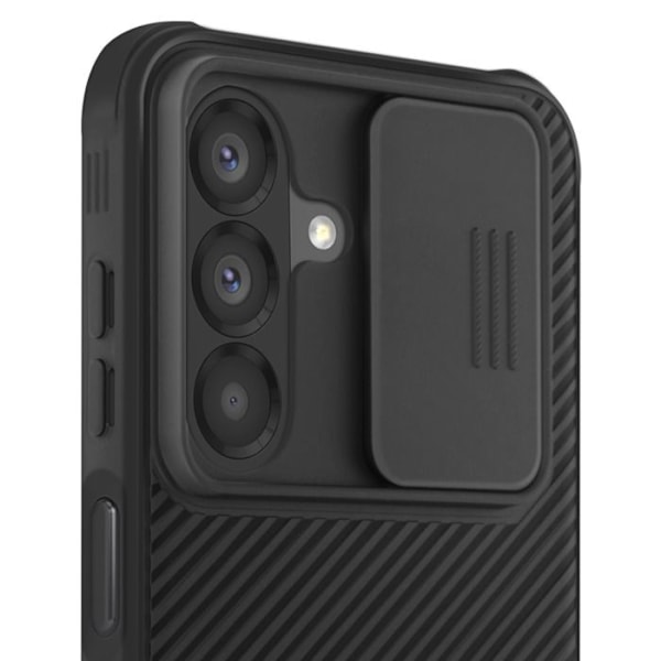 Coque til Samsung Galaxy A26 med Forstærkede Hjørner Stødabsorberende Kamera Dække Nillkin Sort Svart