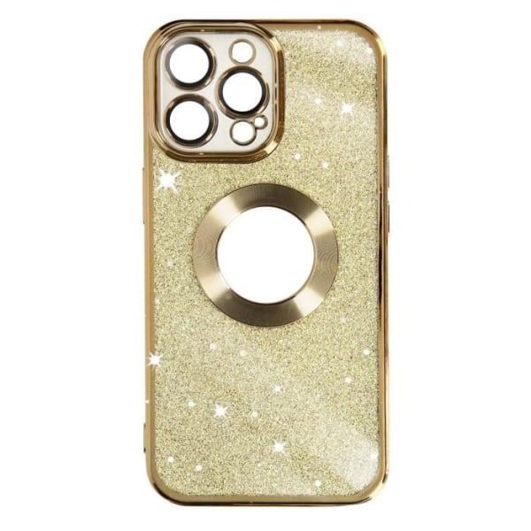 iPhone 14 Pro Max Glitter Gold-fodral