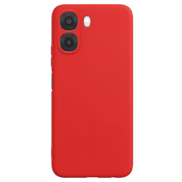 Silicone Soft-Touch Cover til Oppo A6x Fast Cover Rød Röd