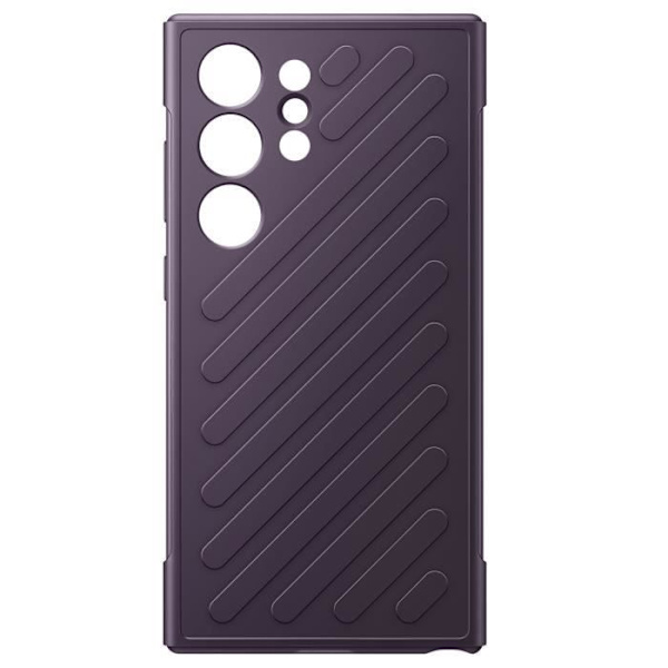 Cover til Galaxy S24 Ultra Shockproof Modern Design ITFIT Shield Samsung Dark Purple Lila