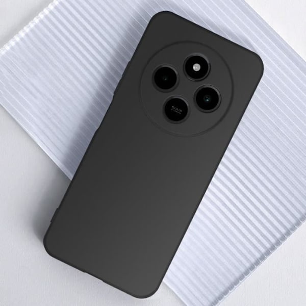 Coque för Redmi 14C Matt Ytfinish Mjuk Antichock 3mk Svart Svart