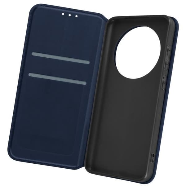 Etui til Honor Magic 6 Lite - AVIZAR - Kortholder Video Support - Midnight Blue Blå