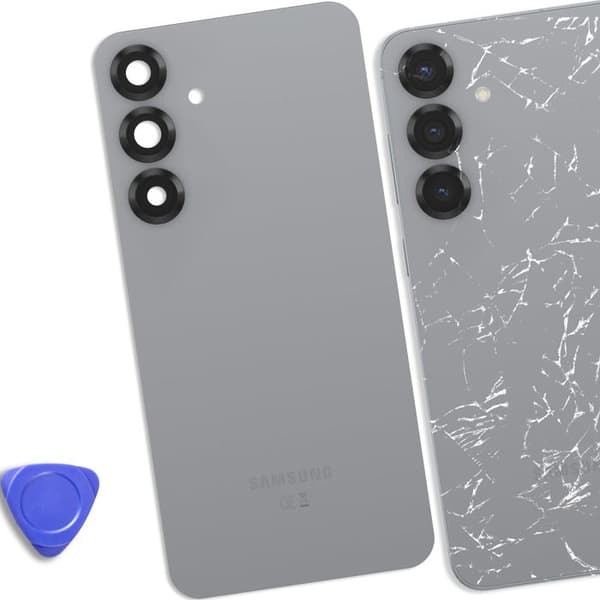 Bagcover - SAMSUNG - Galaxy S25 Plus - Original - Lys Blå - Forenklet installation Blå