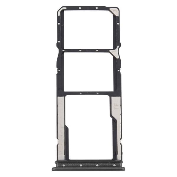 Erstatnings SIM-kortskuffe til Xiaomi Redmi 9A og 10A - Xiaomi - Grå - Dual Nano SIM + Micro-SD Grå