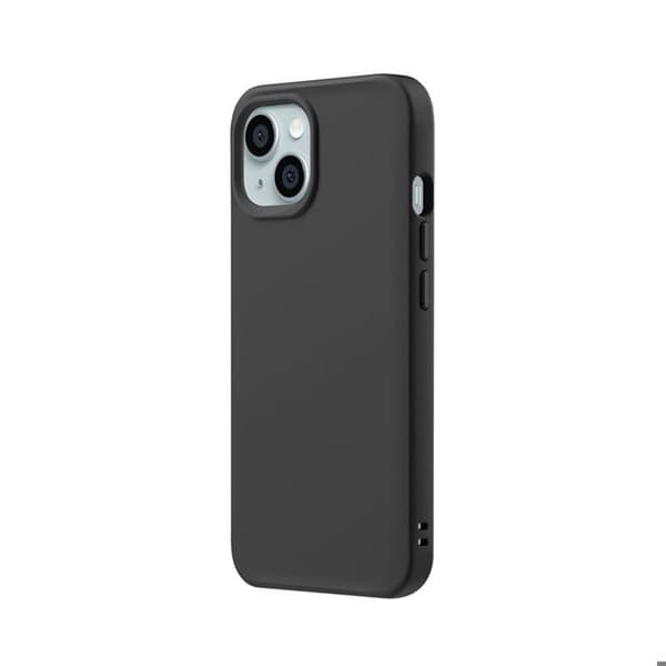 Cover til iPhone 15 Plus Model SolidX Kompatibel med Trådløs Opladning Rhinoshield Sort Svart
