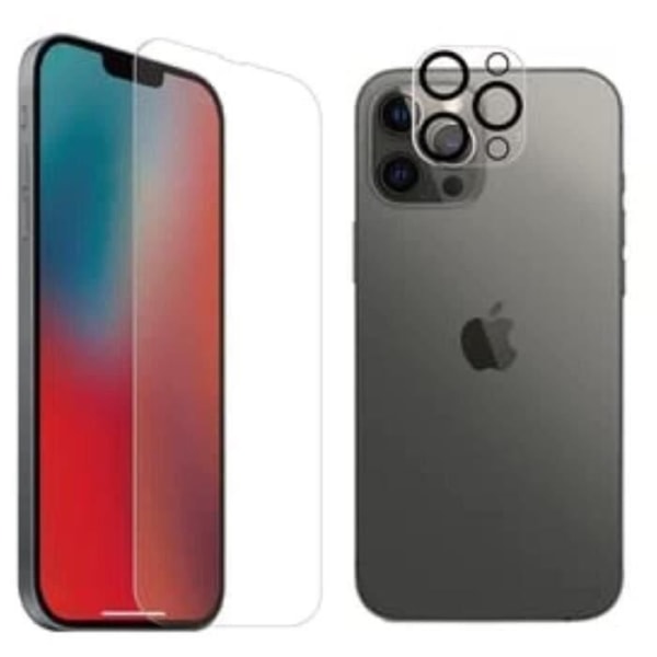 Pack kameralins MUVIT Tiger Glass Plus Iphone 13 PRO - Antibakteriellt härdat glas