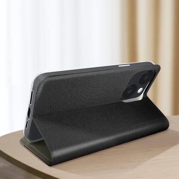 iPhone 14 cover i sort stof