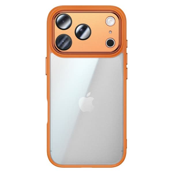iPhone 18 Pro Stødabsorberende Hybrid Cover med Kamera Beskyttelse Pango Orange Apelsin