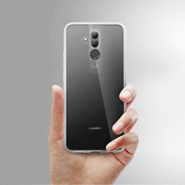 Takakansi + näyttö karkaistu lasikalvo Huawei Mate 20 Lite - läpinäkyvä transparent