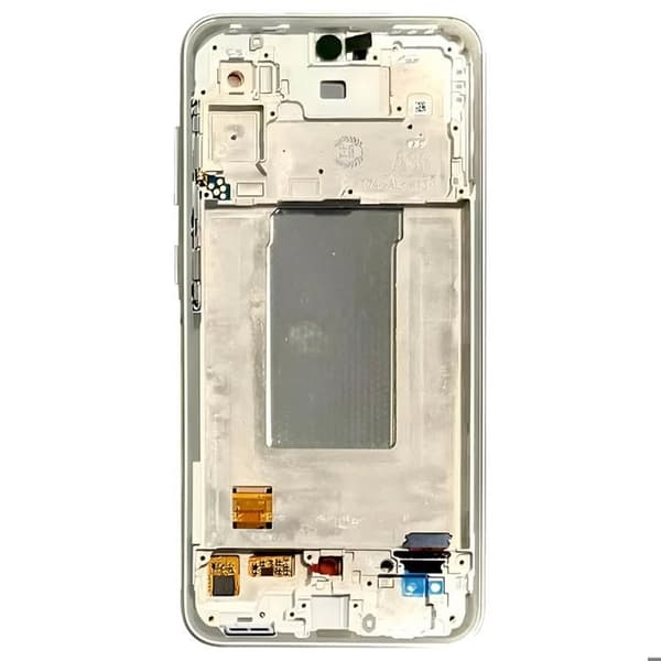 OLED-skærm - AVIZAR - Galaxy A36 - Limegrøn - Forudsamlet med chassis - Indbyggede flex-stik Grön