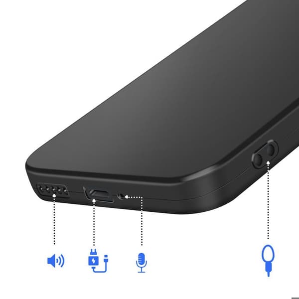 Silicone Cover til Redmi Note 15 Pro Plus med Forstærkning til Kamerablok Sort Svart