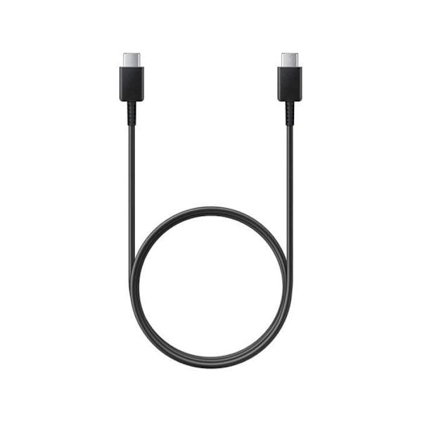USB-C til USB-C-kabel 3A 25W opladning og synkronisering 1,2 m Samsung Sort Svart