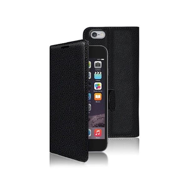 Pungetui - ZANAÉ - iPhone 6 Plus / 6s Plus - Sort - Elegant beskyttelse - Kortopbevaring Svart