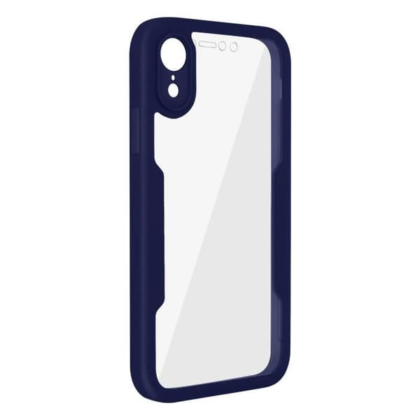 Fuldskalscover - Apple - iPhone XR - Plexiglas - Polymer - Stødabsorberende - Natblå Midnattsblå