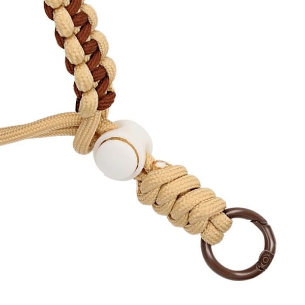 Smartphonestrop - AVIZAR - Brunt flettet design - Syntetisk - Smartphonestrop Brun